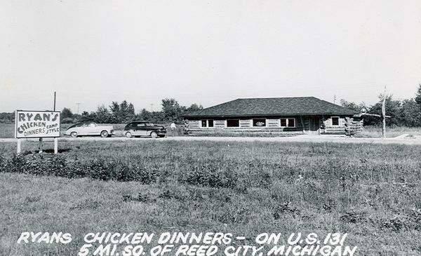 Reed City Michigan Ryans Chicken Dinners (newer photo)